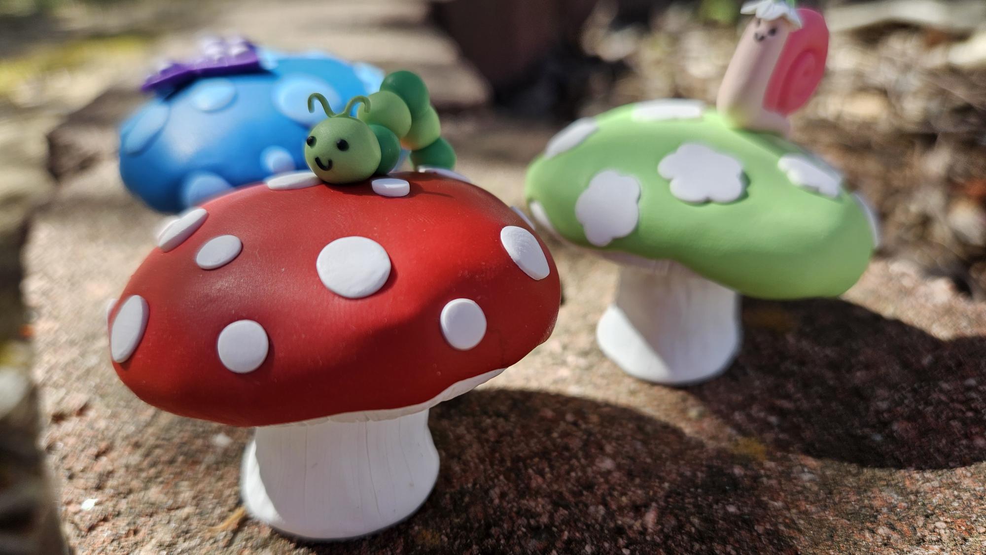 Whimsical Mushrooms & Friends