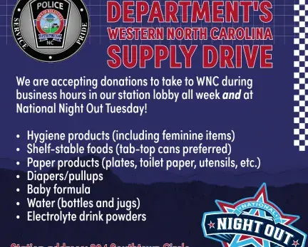 WNC Supply Drive NNO