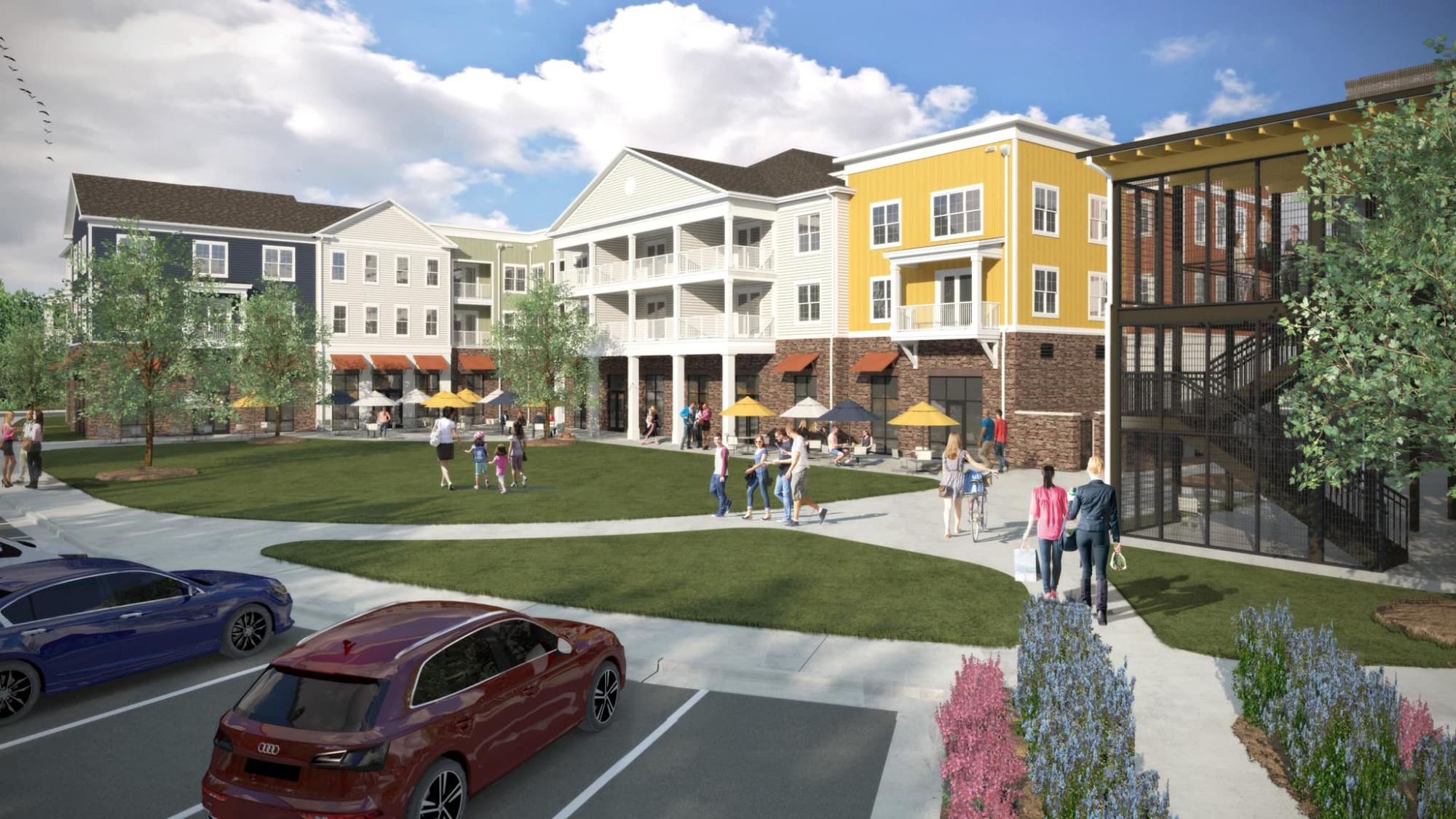 Cobblestone Village Rendering