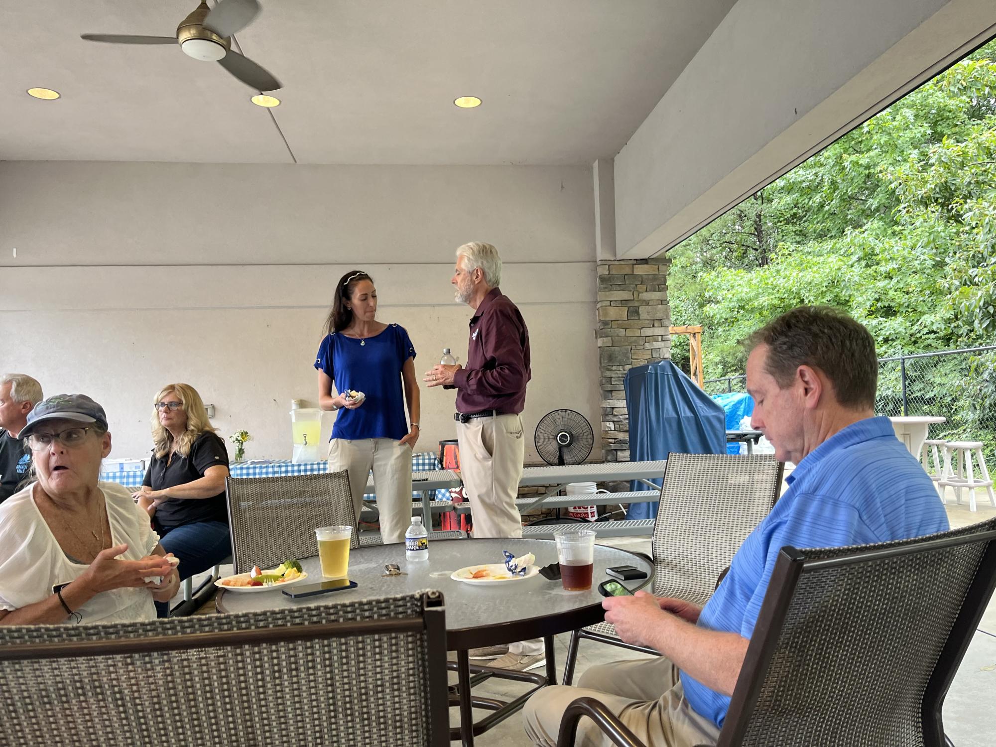 Mayor Currin at July 2024 Business After Hours